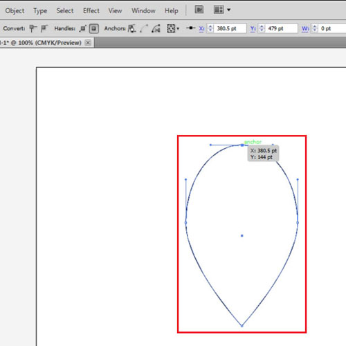 Step # 2 – Delete anchor point