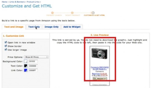 Feel free to browse and customize HTML embedded ads to your site