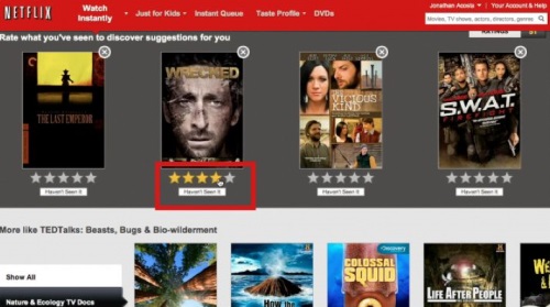 Netflix separates their titles by genres for easier title searching