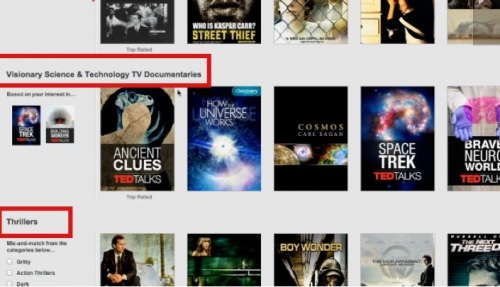 Netflix also offers an ‘instant queue to save movies for screening at a later time