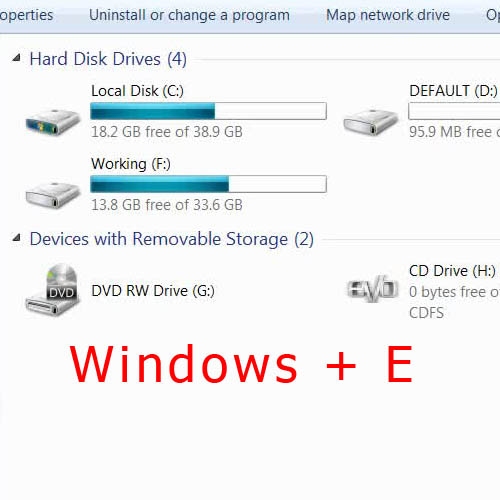 Windows + E