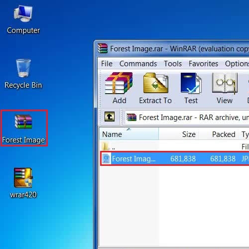 rar win 7