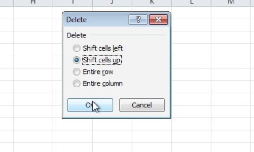 how to remove empty rows in excel for mac