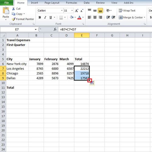 how to drag a formula in excel for mac without mouse