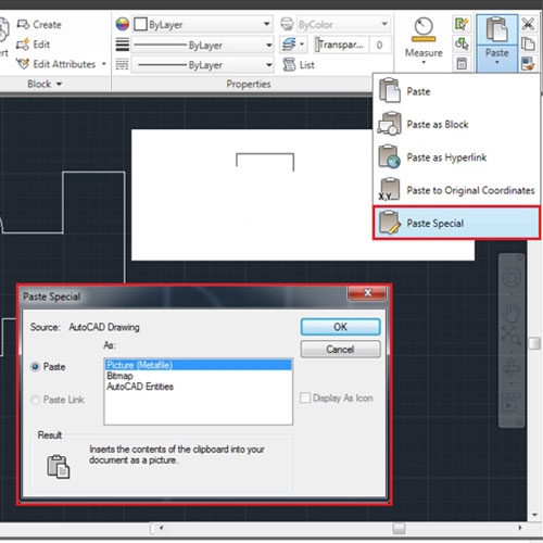 autocad lisp copy to clipboard