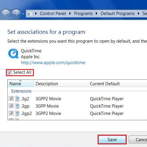 adobe quicktime player windows 7