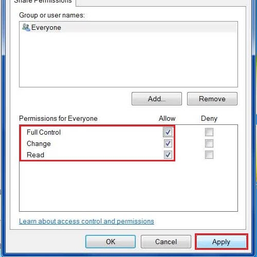 win7 permissions reset