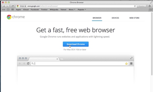 set chrome as default browser for mac