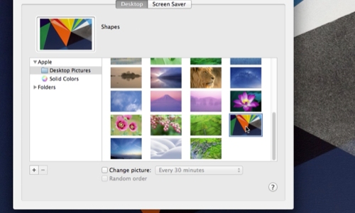 how to choose the desktop wallpaper for mac