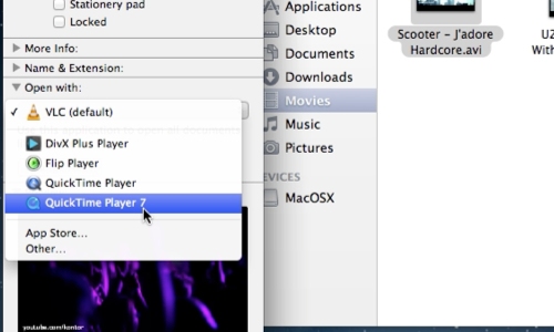 Этот файл не совместим с quicktime player