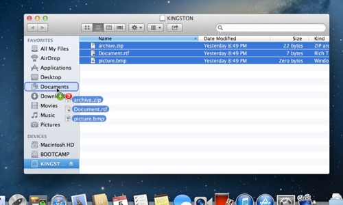 how to move photos from mac to flash drive