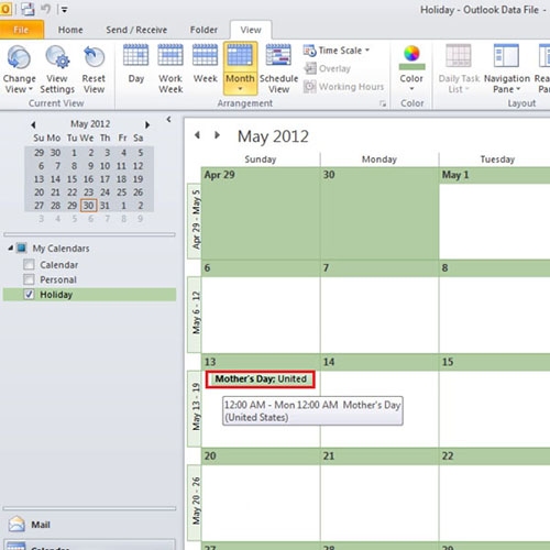 How to Set Events and Holidays in Outlook HowTech