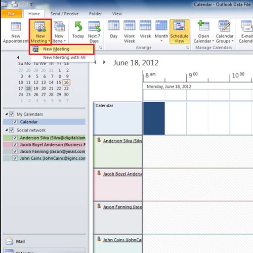 How to View a Group Calendar in Outlook | HowTech