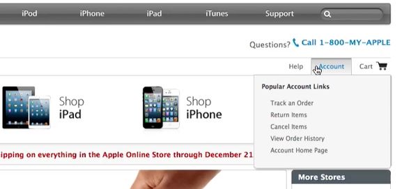 log onto apple.com and go to the account tab in the top right