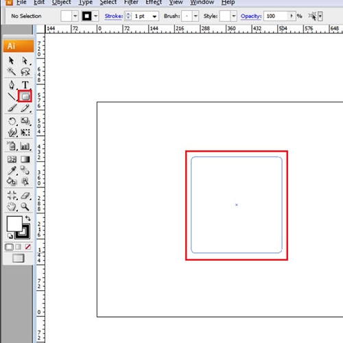 Create a rounded rectangle