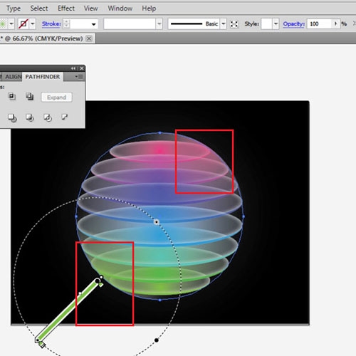 Duplicate the circle