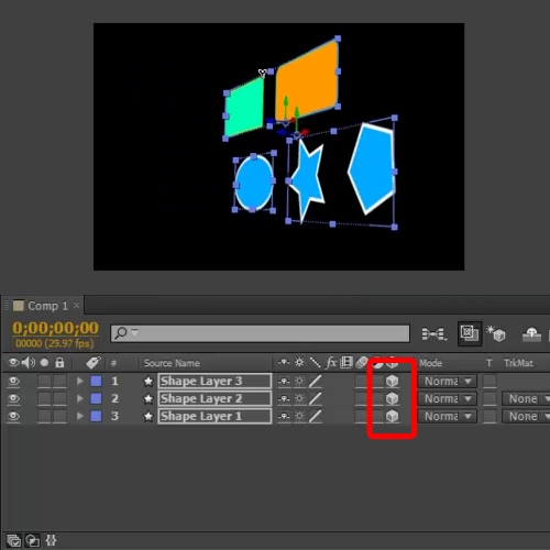 create 3d shapes script after effects download
