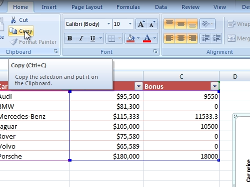 how-to-insert-excel-chart-in-powerpoint-2007-howtech