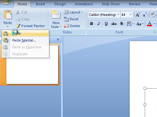 how-to-insert-excel-chart-in-powerpoint-2007-howtech