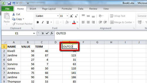 excel set value for entire column mac