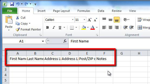 how-to-make-address-book-in-excel-2010-howtech