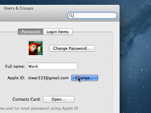 Open the dialogue to creation of new Apple ID