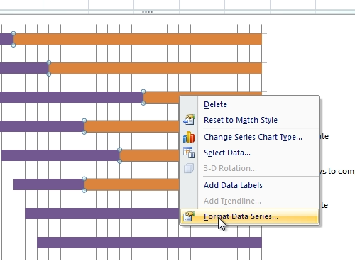 Choose Format Data Series