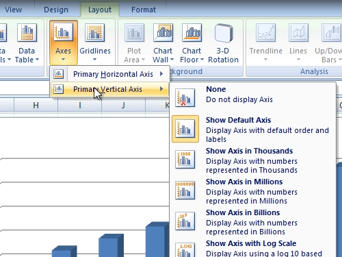 how to limit columns in excel for mac