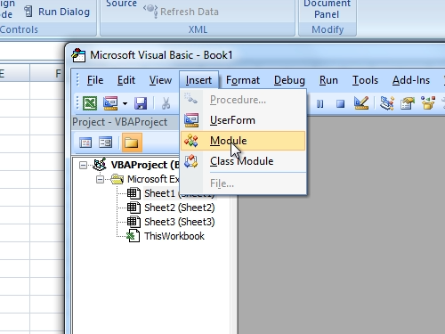 Open the Module to enter functions