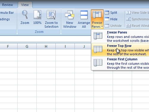 how to insert a header in excel for mac