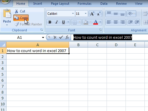 count words on word document