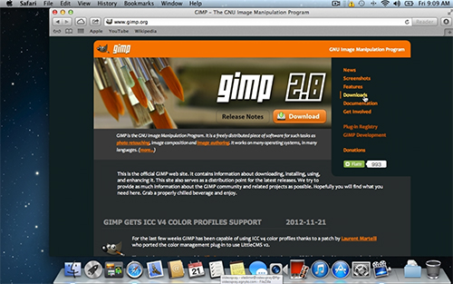 install gimp for mac
