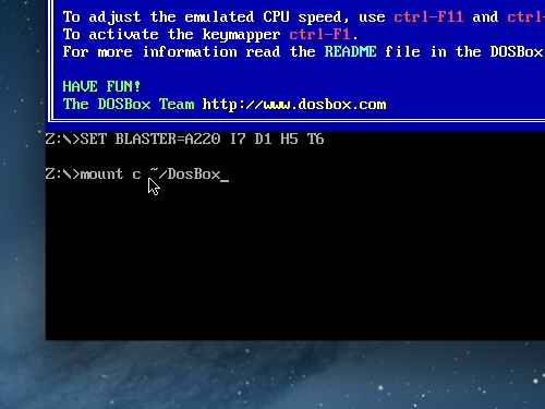 use scummvm file on dosbox