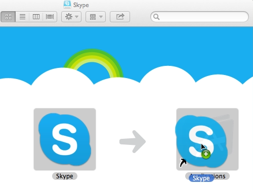 delete skype login mac