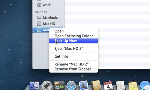 restore mac from back up