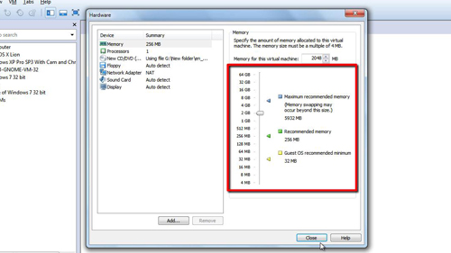 Increase the machines virtual memory