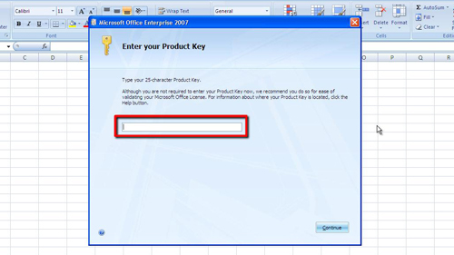 microsoft office free product key 2007