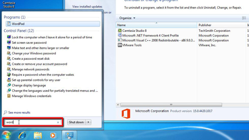 uninstall office 2013