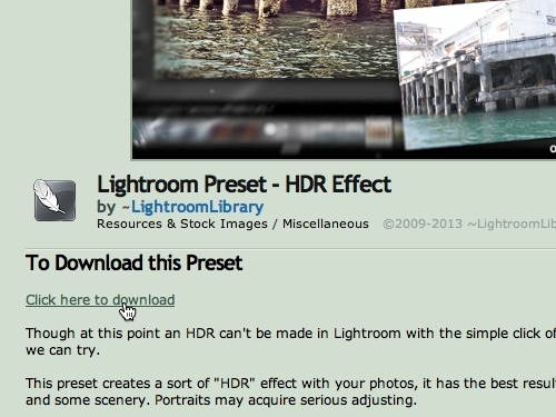 Click on the link to download preset