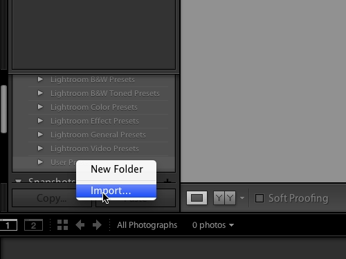 Настройка lightroom на macbook