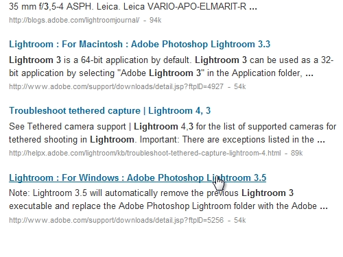 lightroom 4 update from 3