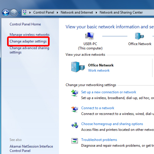 how to change network ip address windows 7