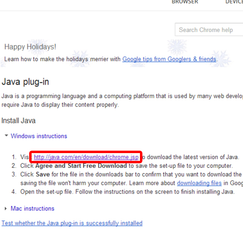 install java plugin chrome