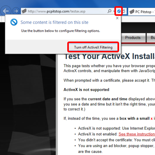 microsoft 10 internet explorer activex