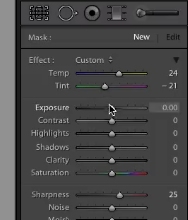 adjust the levels to the right to fine tune your brush