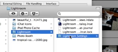 Click on Lightroom Settings