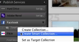 You can also create a smart collection