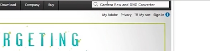 search for camera raw and DNG converter