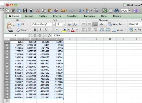 excel for mac named range