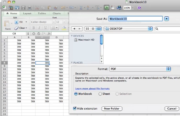 export search results excel for mac